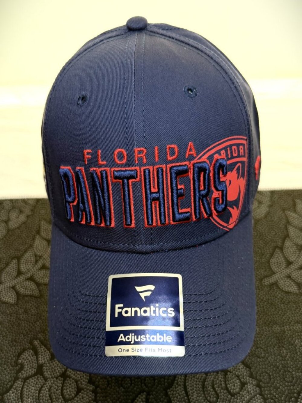 Fanatics Florida Panthers NHL Navy/Red Est 1993 Adjustable Cap/Hat